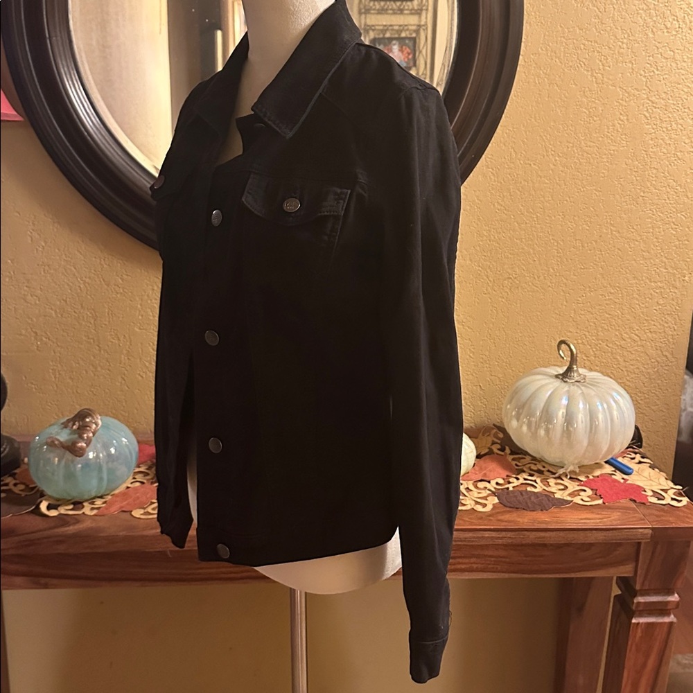 Lee Riders Black Denim Jacket - Picture 3 of 8